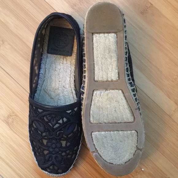 Tory Burch Laser-cut Lace Espadrilles - Picture 3 of 8